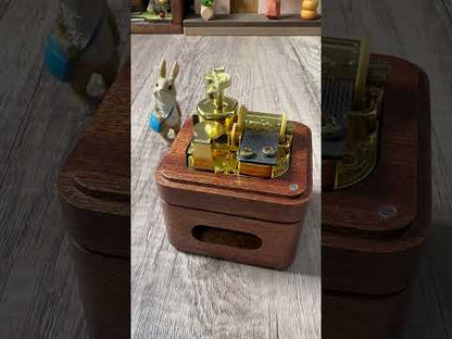 Premium Phantom of the Opera - All I Ask of You Wooden Music Box with Resonance Box