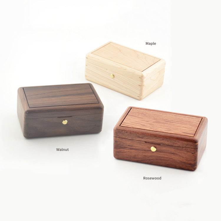 Premium River Flows in You Wooden Music Box with Photo Frame & Jewelry Box